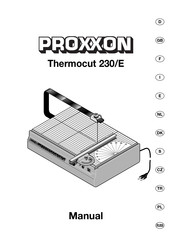 Proxxon Thermocut 230/E Manuel