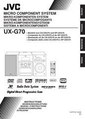 JVC UX-G70 Mode D'emploi