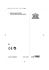 Top Craft D-SB 1102 Mode D'emploi D'origine