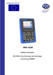 PCE Instruments PKT-1220 Notice D'emploi