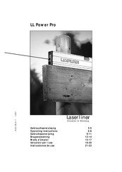 LaserLiner LL Power Pro Mode D'emploi