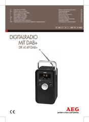 AEG DR 4149 DAB+ Mode D'emploi