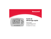 Honeywell RTH6500WF Guide De Démarrage Rapide