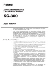 Roland KC-300 Mode D'emploi