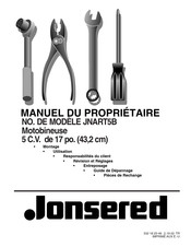 Jonsered JNART5B Manuel Du Propriétaire