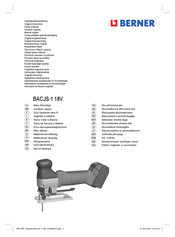 Berner BACJS-1 18V Mode D'emploi