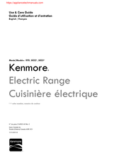 Kenmore 970. 5033 Série Guide D'utilisation Et D'entretien
