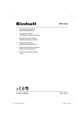 EINHELL IPH 1500 Instructions D'origine