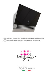 Luisi Air FONDI SLTR75 Instructions D'utilisation