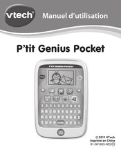 VTech P'tit Genius Pocket Manuel D'utilisation