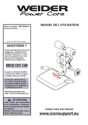 Weider WEEVBE6909.0 Manuel De L'utilisateur