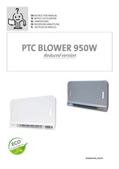 RADSON Hydronic PTC BLOWER 950W Notice D'utilisation