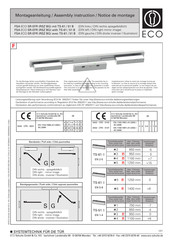 Eco FSA ECO SR-EFR RSZ BG Notice De Montage