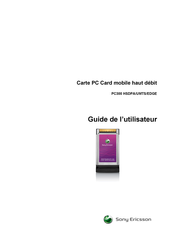 Sony Ericsson PC300 Guide De L'utilisateur