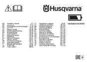 Husqvarna 100-B380X Manuel D'utilisation