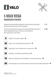 I-VALO VEGA R Série Notice D'utilisation, D'installation Et De Maintenance