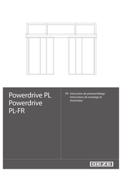 GEZE Powerdrive PL-FR Instructions De Montage Et D'entretien