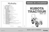 Kubota L2501 Manuel De L'utilisateur