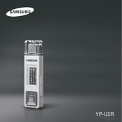 Samsung YP-U2R Mode D'emploi