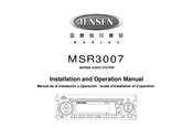 Jensen MSR3007 Guide D'installation Et D'operation