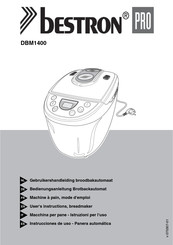 Bestron PRO DBM1400 Mode D'emploi