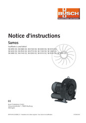 BUSCH SB 0080 D0 Notice D'instructions