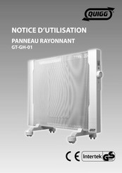 QUIGG GT-GH-01 Notice D'utilisation
