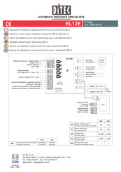 DITEC EL12E Mode D'emploi