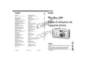 Canon PowerShot S50 Guide D'utilisation