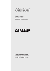 Clarion DB185MP Mode D'emploi