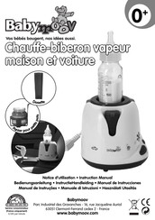 babymoov CHAUFFE-BIBERON VAPEUR MAISON ET VOITURE Notice D'utilisation