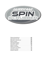 Hurricane SPIN SCRUBBER Mode D'emploi