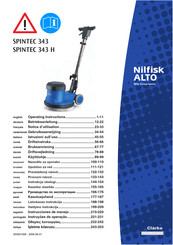 Nilfisk ALTO SPINTEC 343 H Notice D'utilisation