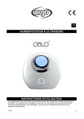 Argo OBLO Instructions D'utilisation