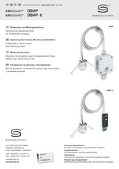 S+S Regeltechnik KINASGARD DBWF-C Notice D'utilisation