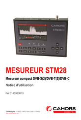 CAHORS Digital STM28 Notice D'utilisation