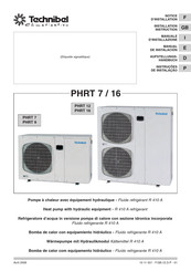 Technibel Climatisation PHRT 7 Notice D'installation