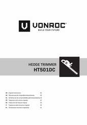 VONROC HT501DC Traduction De La Notice Originale