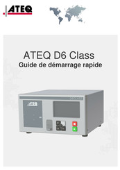 ATEQ D6 Class Guide De Démarrage Rapide