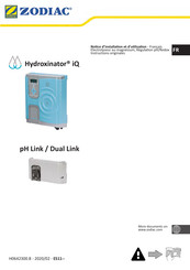 Zodiac Hydroxinator iQ 18 Notice D'installation Et D'utilisation