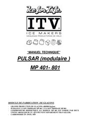 ITV PULSAR MP 801 Manuel Technique