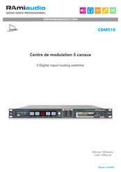 Ramiaudio CDM510 Manuel Utilisateur