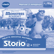 VTech Disney PIXAR Monstres Academy Storio 2 Manuel D'utilisation