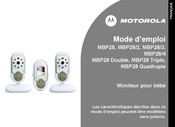 Motorola MBP28 Mode D'emploi