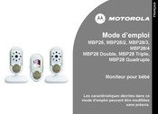 Motorola MBP28/3 Mode D'emploi