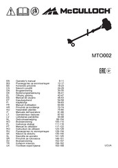 McCulloch MTO002 Manuel D'utilisation