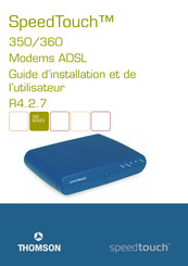 THOMSON SpeedTouch 350 Guide D'installation Et De L'utilisateur