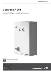 Grundfos Control MP 204 Notice D'installation Et De Fonctionnement