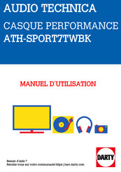 Audio-Technica ATH-SPORT7TW Manuel De L'utilisateur