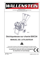 Wallenstein BXC34 Manuel De L'utilisateur